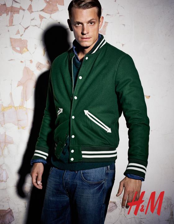 Look chaqueta Varsity Otoño 2012 H&M MAN